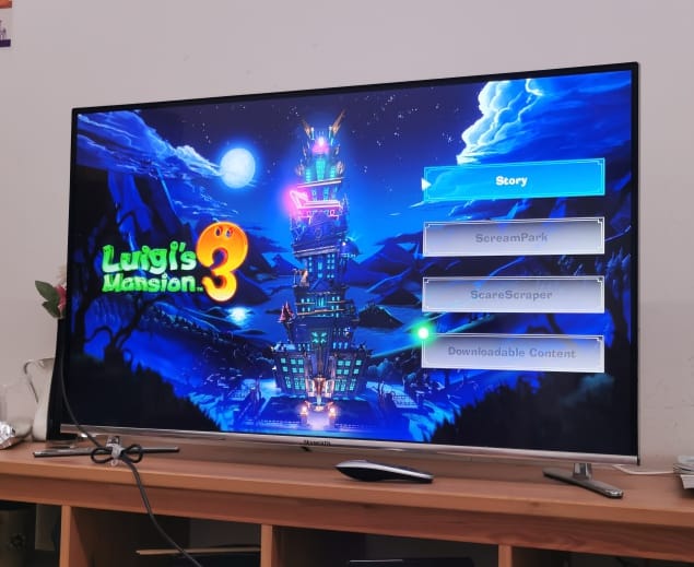 《路易吉洋馆 3》游戏主界面。